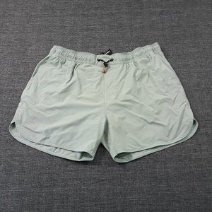 Legends Luka Shorts Mens Size 2XL Lined Green Athletic Running Gym Workout